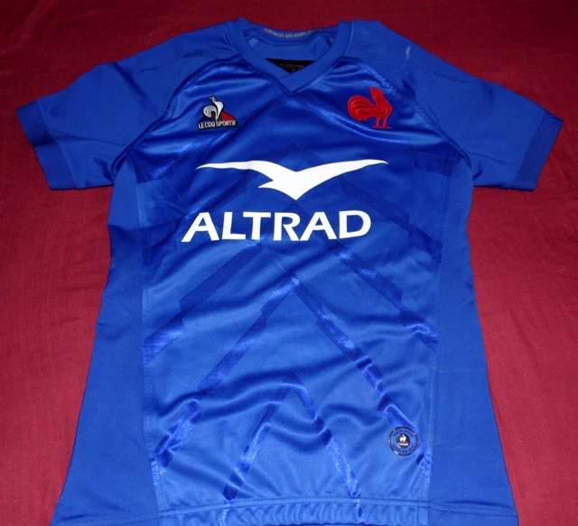Maillot De Rugby équipe De France Adidas - Saison 2015/2016 - Taille L - Avec Poche GPS
