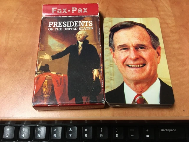 THE PRESIDENTS OF The United States Flash Cards Quiz Cards 1986c RARE the-presidents-of-the-united-states-flash-cards-quiz-cards-1986c-rare