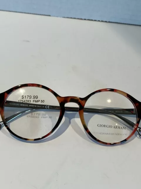 Genuine Giorgio Armani Unisex  Tortoise eyeglass frame AR 7184 50 19 140 NEW