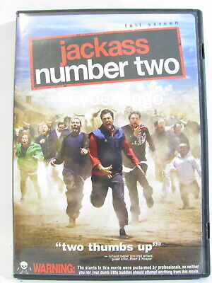 Jackass Number Two Johnny Knoxville Bam Margera Wee Man Steve O DVD