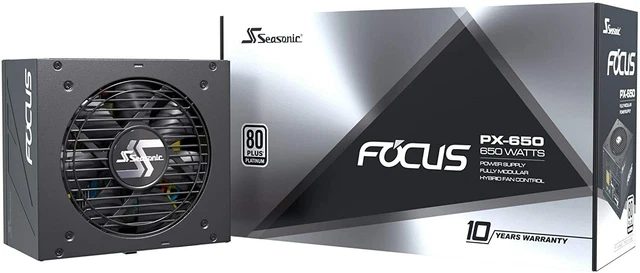 Alimentatore PSU per Pc Computer Seasonic Focus ATX 80Plus Modulare 650W 650 W
