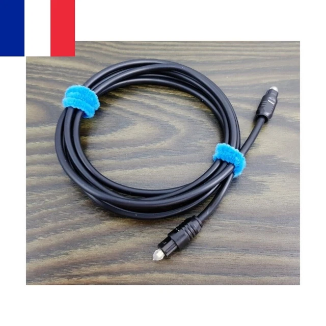 Câble Optique Audio Numérique 1,5M Mètre Digital Toslink Fibre Male Male