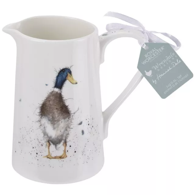 Wrendale Jug Guard Duck 1 Pint Fine Bone China Hannah Dale from Royal Worcester