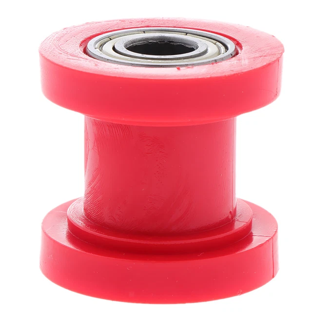 Rullo Puleggia Tendicatena Da 8mm Per Moto Dirt Bike Ed Enduro - Ricambio In Gomma E Ferro - 6