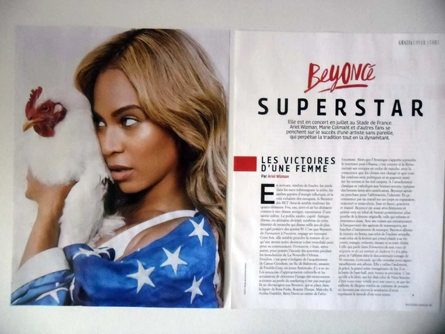 COUPURE DE PRESSE-CLIPPING : BEYONCE Superstar [8pages] 07/2016 EUR 6 ...