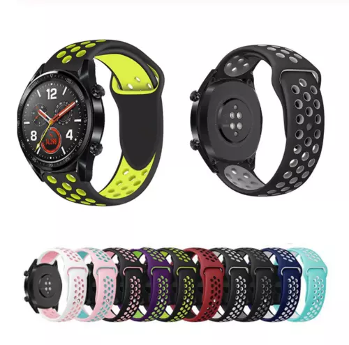 For Huawei watch GT2 / 3 46mm Silicone Fitness Replacement Wrist Strap Band 22mm