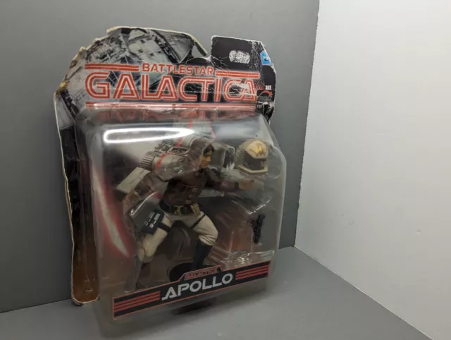 Battlestar Galactica 6 Inch Figure ''Apollo'' Joyride Sealed 2005 Series 2 3