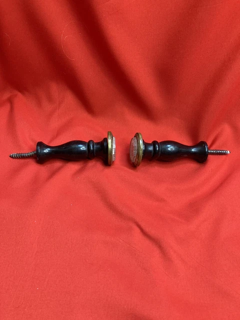 Antique Pair Of Victorian Curtain Tie Backs 3