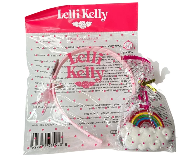 Lelli Kelly set bambina: cerchietto fermaglio con ballerina e trucco arcobaleno