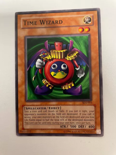 Time Wizard SDJ-015 (ORIGINAL PRINT) LP YuGiOh