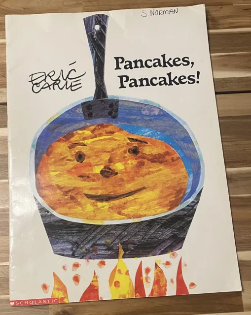 *RARE* Pancakes, Pancakes! Eric Carle  TEACHER BIG BOOK   23" x 16"  Easel Book