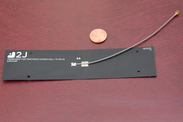 Alda PQ PCB Antenne für 2G, 3G, 4G (LTE) mit U.FL Stecker und 10cm Kabel +2 dBi
