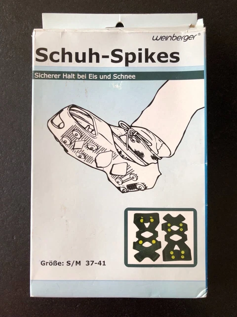 Schuh Spikes - Weinberger für Eis und Schnee Gr. S/M 37-41 / Neu mit Verpackung