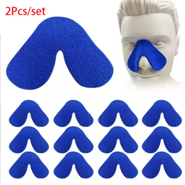 1 par de almohadillas nasales para máscara CPAP almohadillas nasales máscara para apnea del sueño almohadilla cómoda mayoría Ma&zz