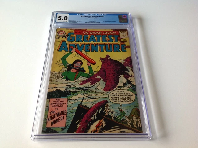 My Greatest Adventure 81 Cgc 5.0 2Nd Appearance Doom Patrol Dc Comics