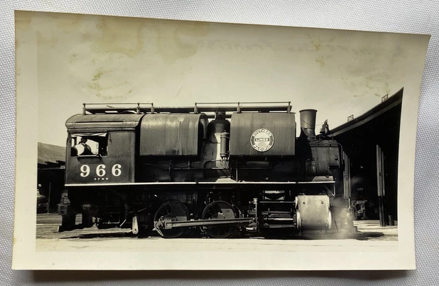 Vintage Photograph 1937 Locomotive Train 966 Southern Pacific Lines Bayshore SF