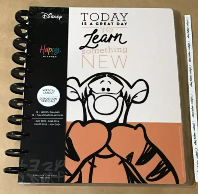 NEW! HAPPY PLANNER 20232024 Disney WINNIE the POOH “TRUE TO YOU” BIG