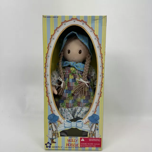 Holly Hobbie 25th Anniversary Collectors Edition 14"  Rag Doll Meritus 1993