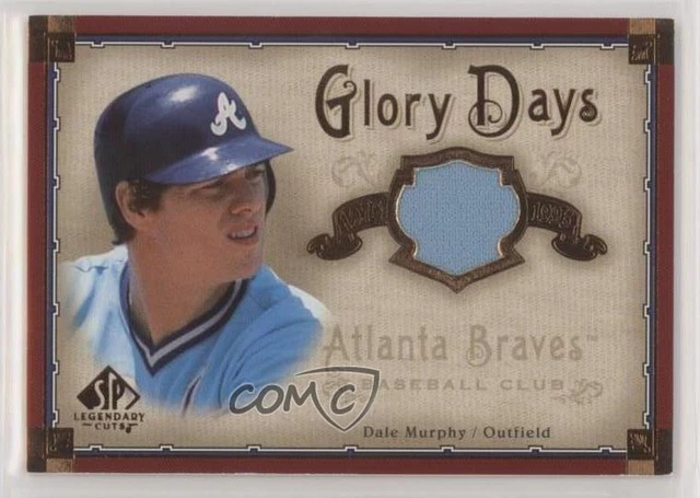 2005 SP Legendary Cuts Glory Days Jerseys Dale Murphy #GD-DM