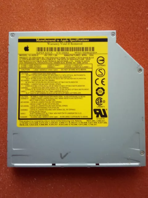 Apple Powerbook G4 SuperDrive 825CA UJ-825-C  CD DVD ROM Optical Drive