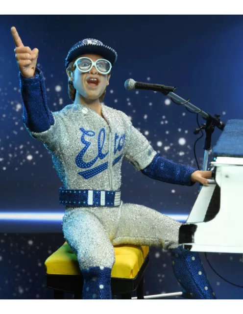 Neca Rocks Elton John 1975 Clothed Action Figure Doll New