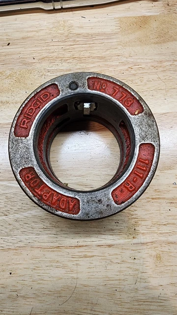 Ridgid 42615 Model 773 12-R To 111-R Die Head Adapter For 700 & Hand Threaders Ridgid 42615 Model 773 12-R To 111-R Die Head Adapter For 700 & Hand Threaders