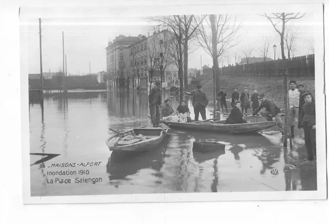 94 Maisons Alfort  Inondation 1910   La Place Salencon