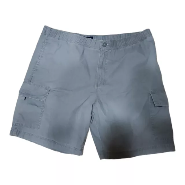 Croft & Barrow Cargo Short - Gray - Men's size 38 Elastic Waistline.