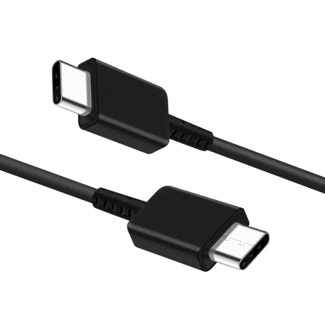 Câble USB-C vers USB-C 60W Charge et Synchronisation 1.8m Original Samsung Noir
