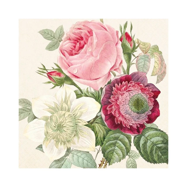 Rose Napkins [Pack of 20] by Sk na Ting (Sweden)