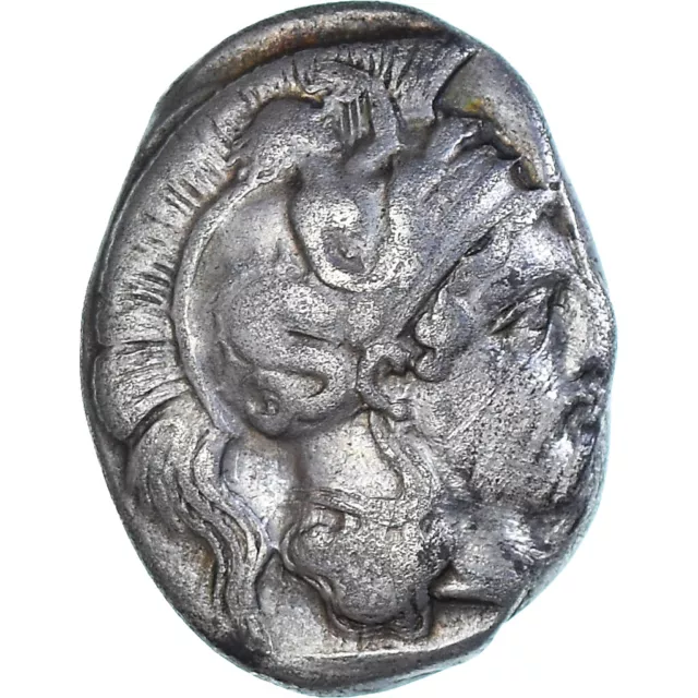 [#1176881] Monnaie, Lucanie, Statère, ca. 400-350 BC, Thourioi, TTB, Argent, HN