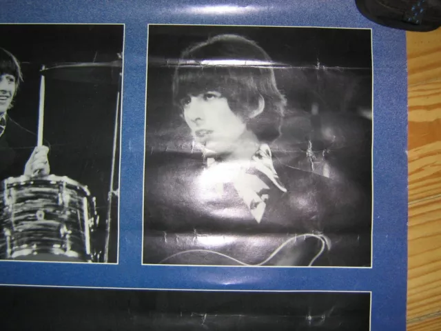 Affiche des Beatles, dernier concert 29 août 1966 imprimée à San Francisco 1987 pomme 2