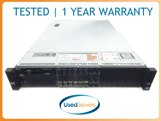 Dell Poweredge R720| 2x E5-2630 2.3GHZ=12Core| 256GB| 6x1.2TB SAS 10K| H710P