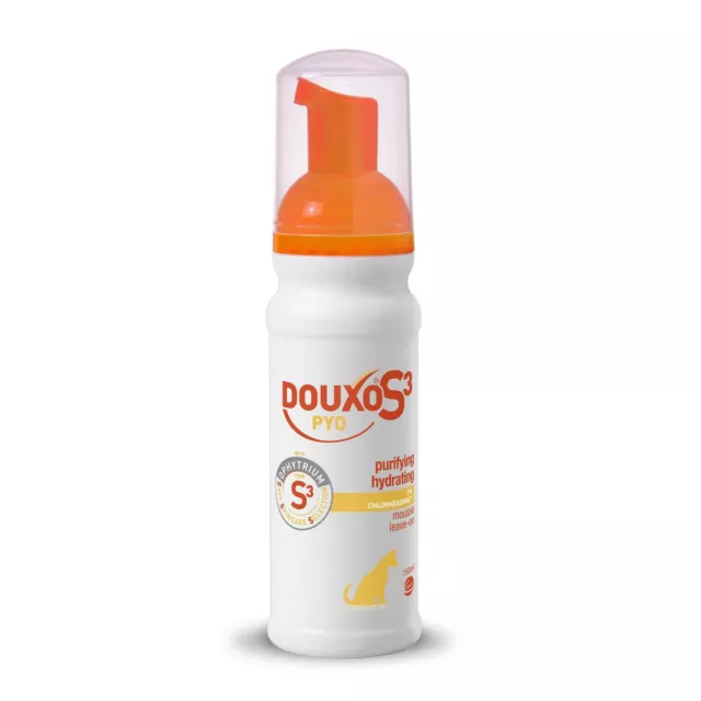 DOUXO S3 PYO - Mousse - Dog Hygiene - Antibacterial and Recommended - 150ml