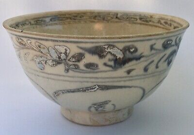 Hoi An Hoard Shipwreck Antique 15th Century Large Bowl 6.25"