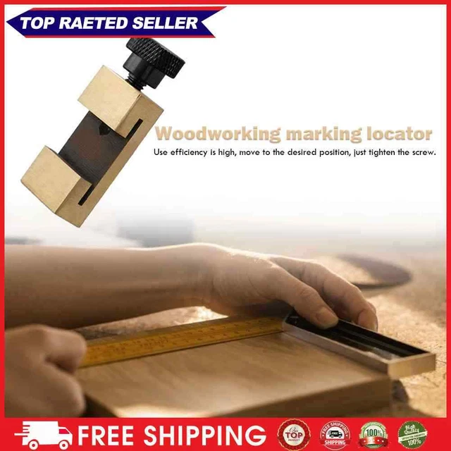 BRASS RULERS POSITIONER Adjustable Steel Ruler Limit Block for ...