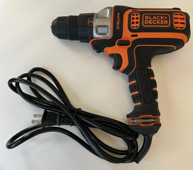 Black + Decker Matrix 3/8 in Drill/ Driver Corded 4 Amp Model BDEDMT