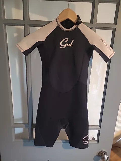 Gul Response Girls Shortie Wetsuit Black & Pink size JM Chest 71 cm