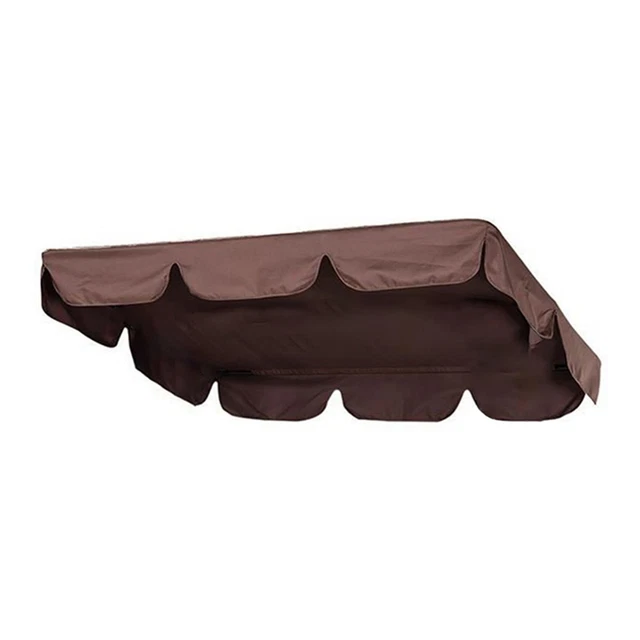 Outdoor  Swing Canopy Waterproof Cover Garden  Shade Patio Swing R3F8