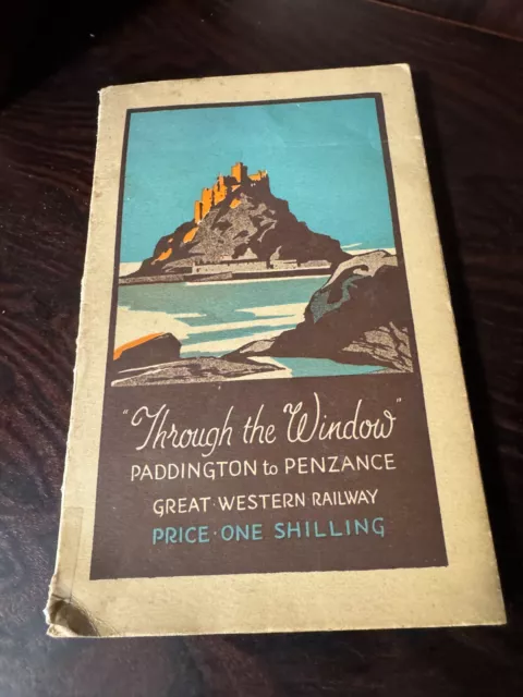 Railway Book - Through The Window Paddington to Penzance Great Western Railway