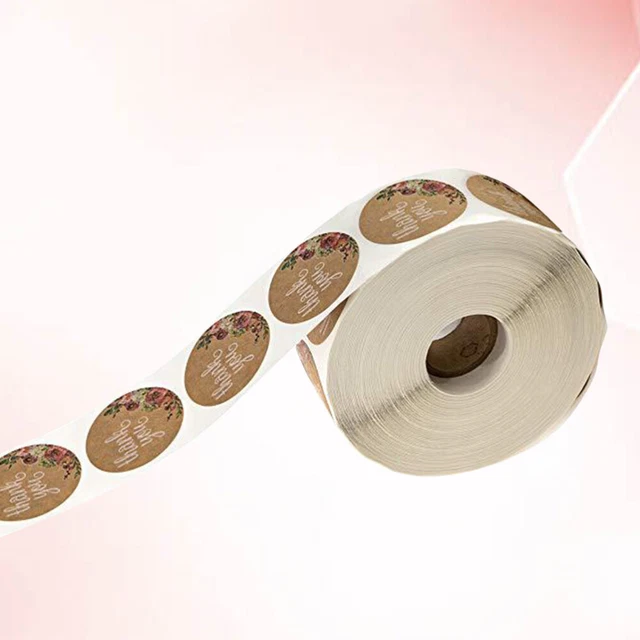 1500 Pcs /Roll Geburtstag Füllstoffe Abdichtung Aufkleber Dekorative 9