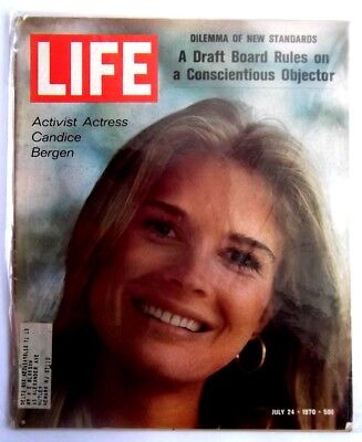 Vintage LIFE Magazine; July 24, 1970. Activist Actress Candice Bergen