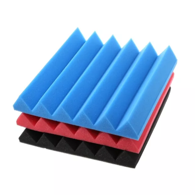 30x30x5cm Soundproofing Foam Studio Acoustic Sound Absorption Wedge Ti