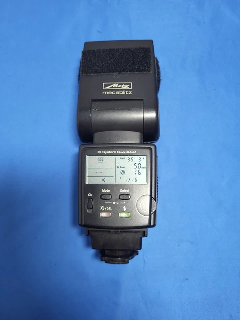 Metz Mecablitz 54 MZ-3 Shoe Mount Flash System SCA 3002 - Tested 3