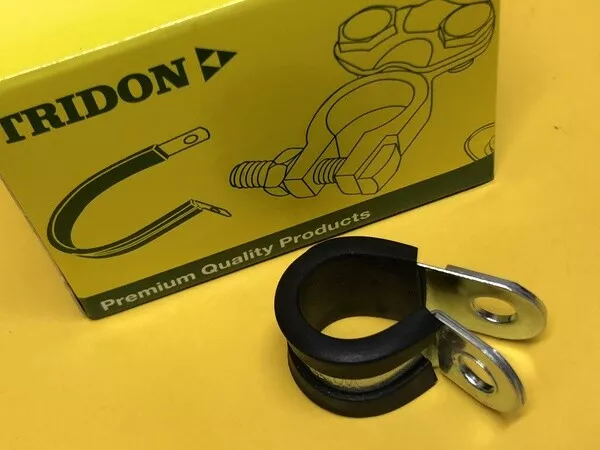 8 mm P clamp rubber lined hose retaining clip steel Tridon TRLC8