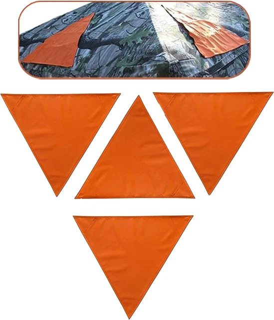 KHAMPA BLAZE ORANGE Safety Blind Panels Hunting Safety