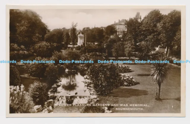 C007920 Lower Pleasure Gardens and War Memorial. Bournemouth. 1. Excel Series. R