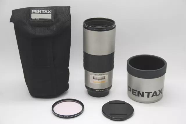 [N Mint Smc PENTAX Fa 300mm F/4.5 If Ed Argent Téléobjectif Photo K Af De Japon