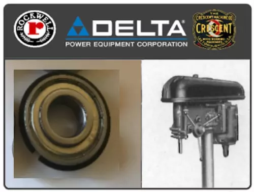 Rodamiento de anillo a presión prensa de perforación Delta Rockwell 17" - estilo antiguo 920-08-020-5350