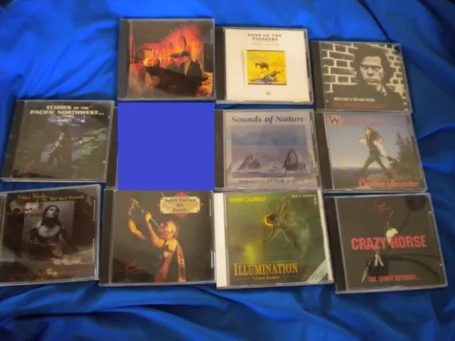 Lot of 10 Cds Various-ROBBIE ROBERTSON-CAVE-PIONEERS-ALEXANDER-OLDFIELD-CRAZY